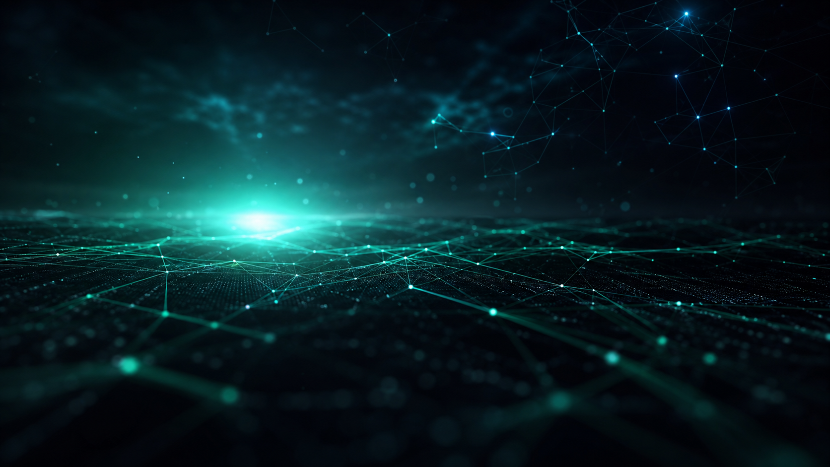 Dark neural network tech visualization